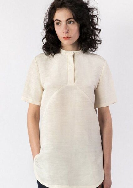 Elsien Gringhuis Bluse Kurzarm Seide Hanf von Elsien Gringhuis