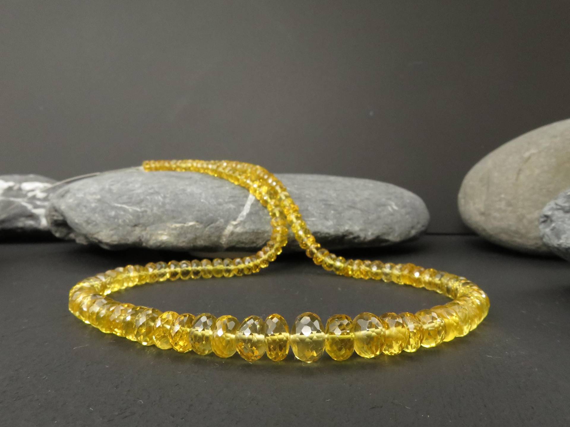 Heliodor Kette Gold Beryll 46cm Gelbe Edelsteinkette Heliodor Kette Gold Beryll 46cm Gelbe Edelsteinkette von ElstarDesign