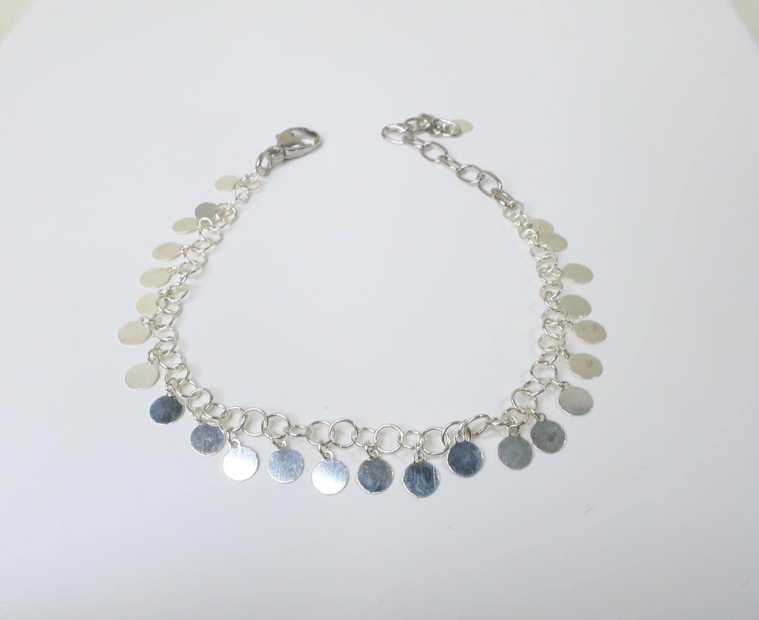 Pünktchen Armband Sterling Silber Zum Angesagten Layer Lagen Look Pünktchen Armband Sterling Silber Zum Angesagten Layer Lagen Look von ElstarDesign