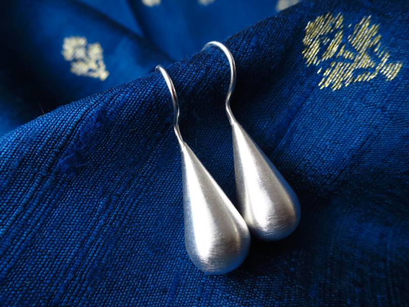 Sterling Silber Ohrringe Solid Tropfen Statement von ElstarDesign