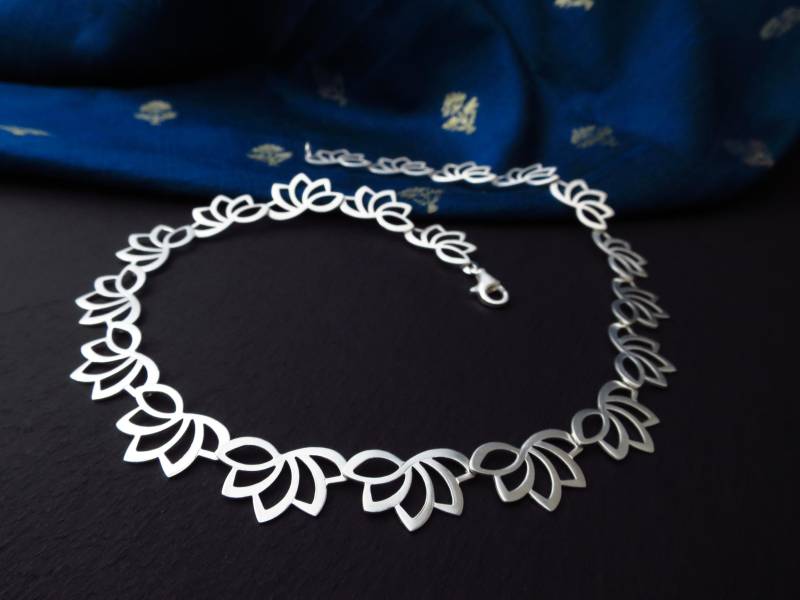 sterling Silber Kette 44cm Solid Spitzen von ElstarDesign