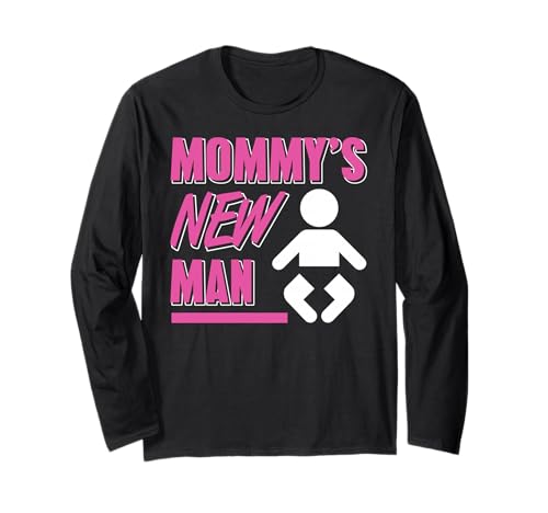Mommys Neuer Mann Lustiger Baby Junge Willkommen Langarmshirt von Eltern Humor Neugeborene Jungen Familie Freude