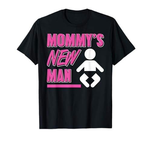 Mommys Neuer Mann Lustiger Baby Junge Willkommen T-Shirt Mommys Neuer Mann Lustiger Baby Junge Willkommen T-Shirt von Eltern Humor Neugeborene Jungen Familie Freude