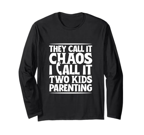 Chaos Koordinator - zwei Kinder Langarmshirt Chaos Koordinator - zwei Kinder Langarmshirt von Eltern mit Kindern Designs