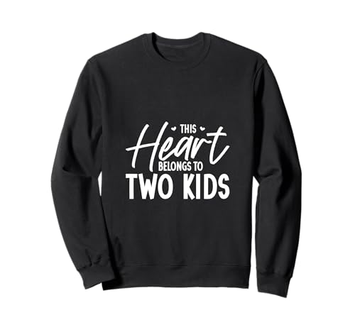 Ich Liebe Meine Zwei Kinder Sweatshirt von Eltern mit Kindern Designs