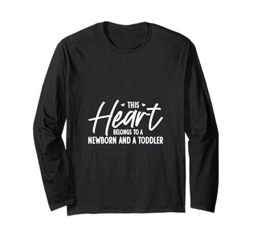 Ich Liebe Meine Zwei Kinder Langarmshirt Ich Liebe Meine Zwei Kinder Langarmshirt von Eltern mit Kleinkind Designs