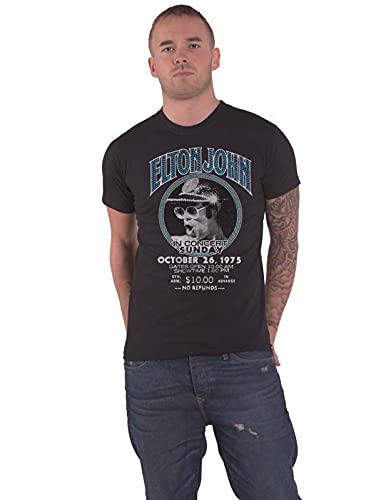 Elton John T Shirt Live In Concert Poster Nue offiziell Eco Herren Schwarz M Elton John T Shirt Live In Concert Poster Nue offiziell Eco Herren Schwarz M von Elton John