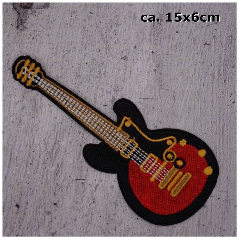 Gitarre - Patch Label Patches Etiketten Bügel-Patches Applikation Bügelbild Aufnäher Gitarre - Patch Label Patches Etiketten Bügel-Patches Applikation Bügelbild Aufnäher von EltonKreativDesign