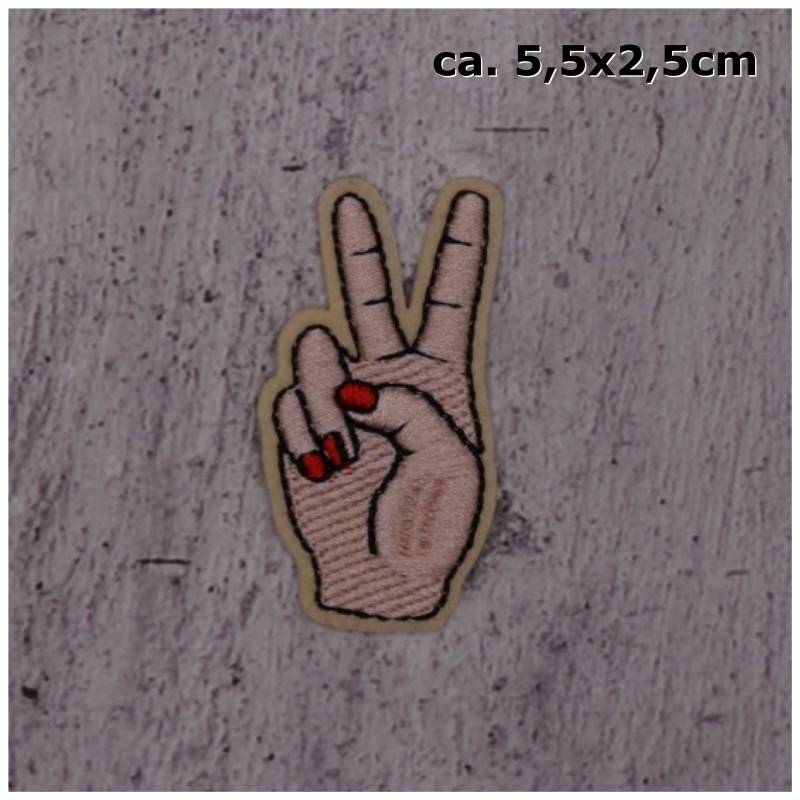 Peace - Patch Label Patches Etiketten Bügel-Patches Applikation Bügelbild Aufnäher von EltonKreativDesign