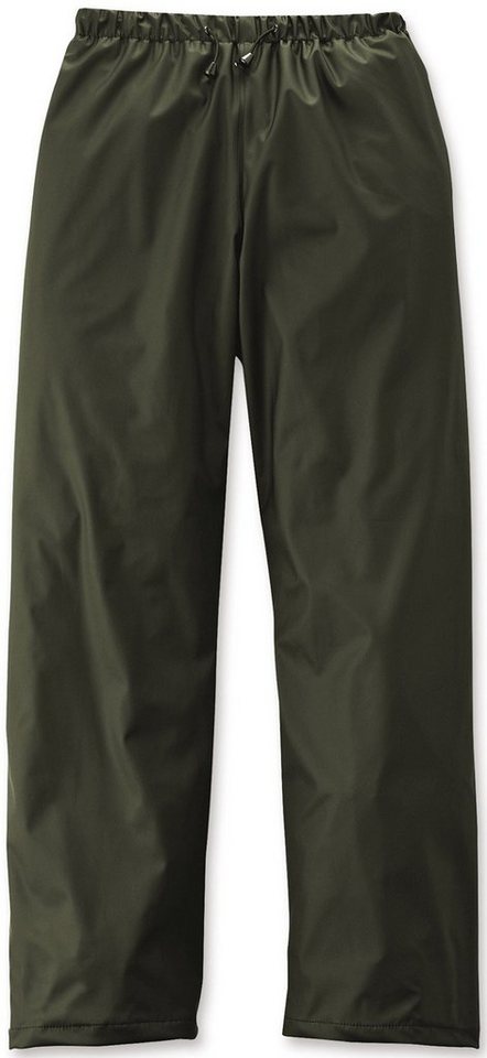 Elutex Regenhose Regenhose wasserdicht Wassersäule 3.000 mm oliv/grün Jagdhose Herren von Elutex