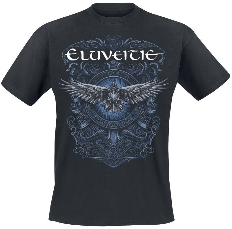 Eluveitie Dark Raven T-Shirt schwarz in L von Eluveitie