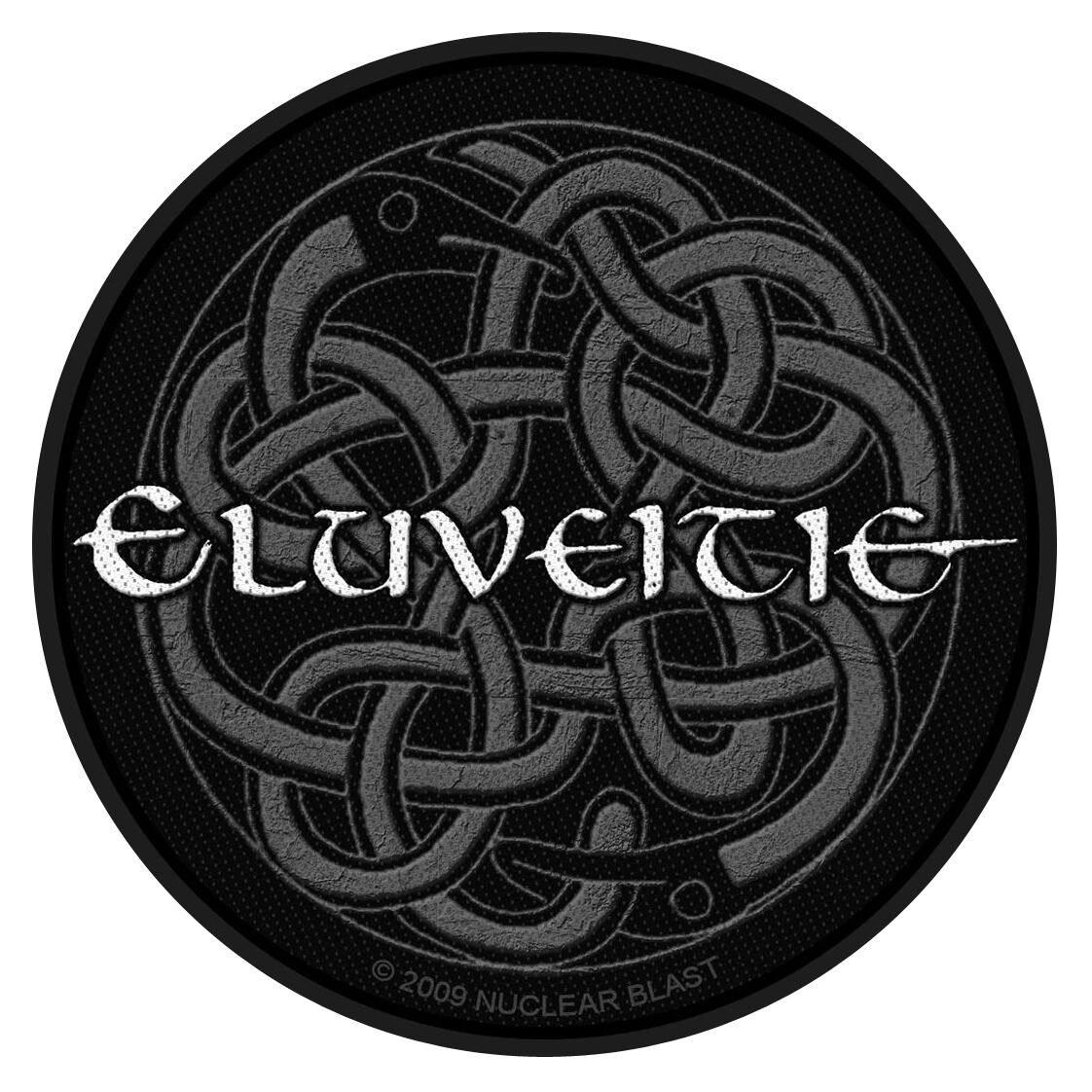 Eluveitie Eluveitie Logo Patch schwarz grau weiß von Eluveitie