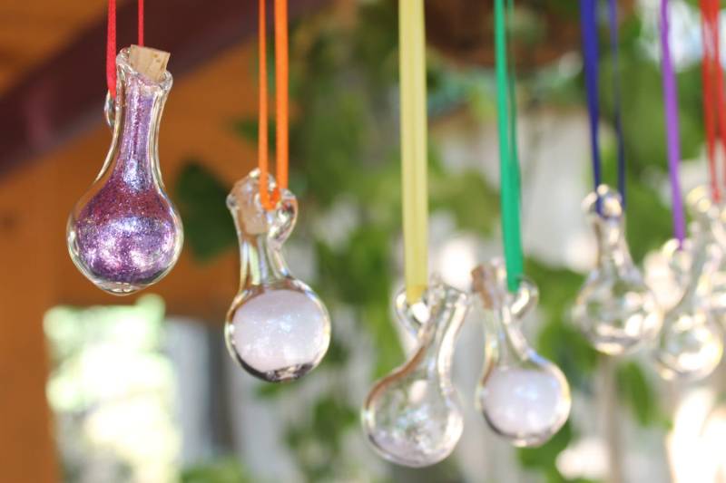 Handbeblühte Glasflasche Halskette Gefüllt Mit Ihrer Wahl Von Body Safe Glitter Handbeblühte Glasflasche Halskette Gefüllt Mit Ihrer Wahl Von Body Safe Glitter von ElvenCaravan