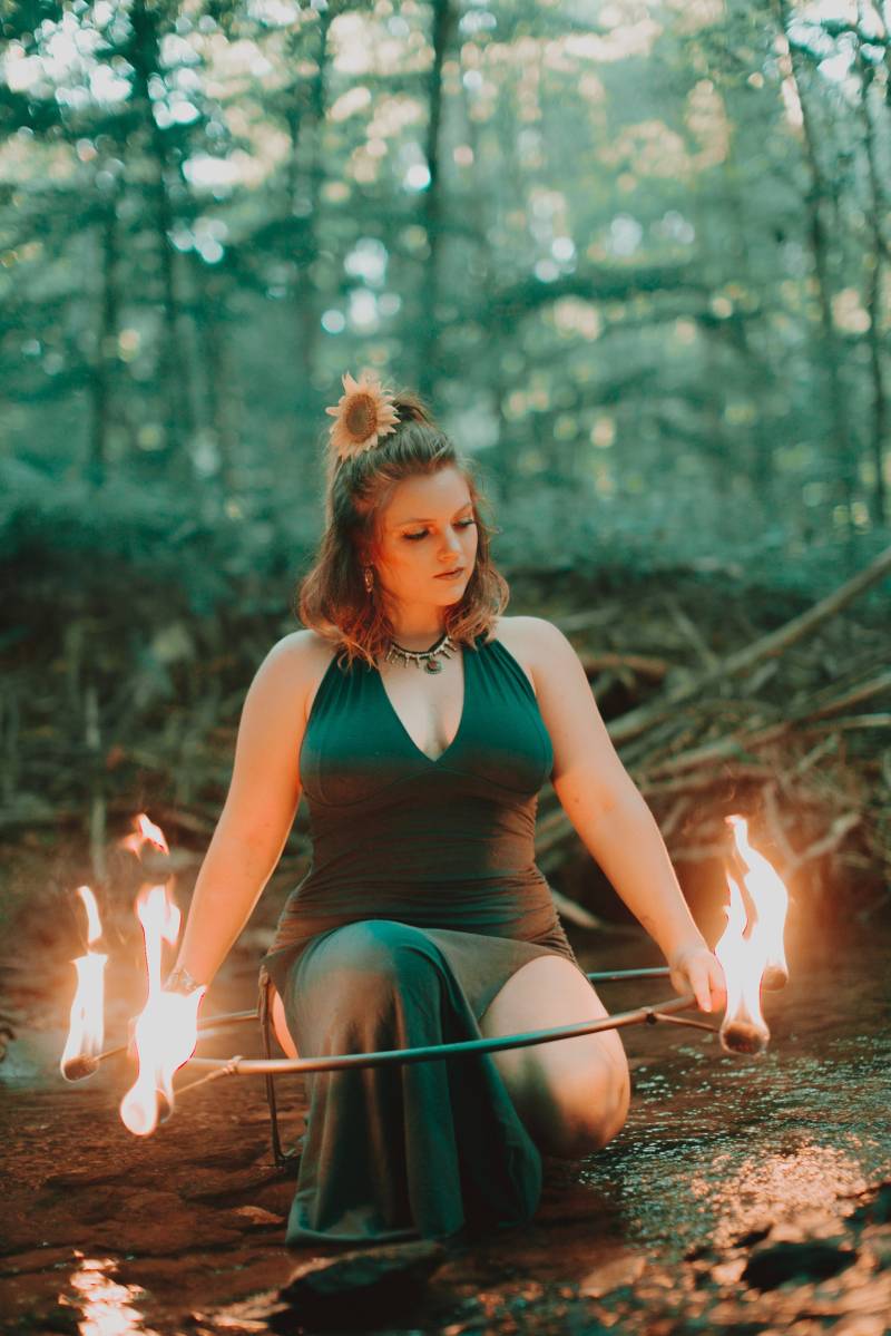 Kleid Zum Wickeln Und Binden ~ Mit Scrunchie An Den Seiten Verstellbarer Länge~ Elven Forest, Festivalkleidung Kleid Zum Wickeln Und Binden ~ Mit Scrunchie An Den Seiten Verstellbarer Länge~ Elven Forest, Festivalkleidung von ElvenForest