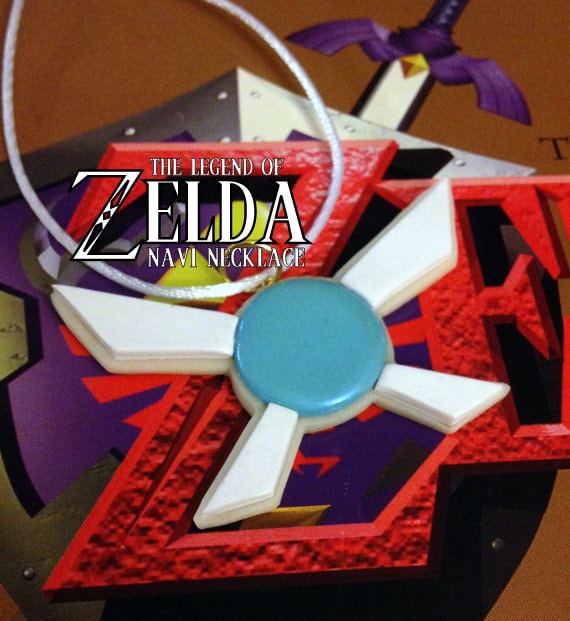 Navi-Halskette - Glow in The Dark Legende Von Zelda Nintendo Navi-Halskette - Glow in The Dark Legende Von Zelda Nintendo von ElvenStarClayworks