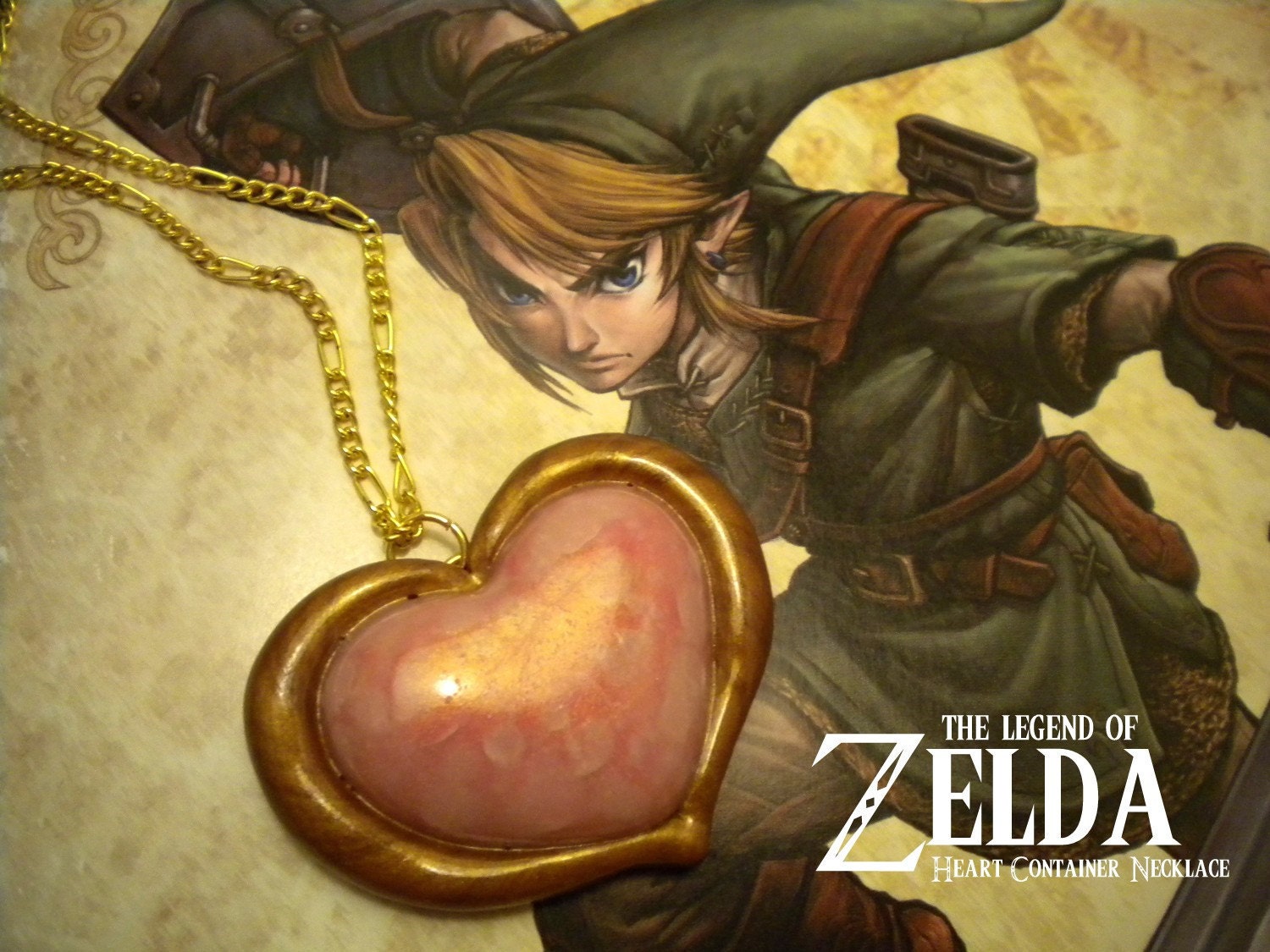 Twilight Princess Herz Container Halskette - Legende Von Zelda Nintendo Twilight Princess Herz Container Halskette - Legende Von Zelda Nintendo von ElvenStarClayworks