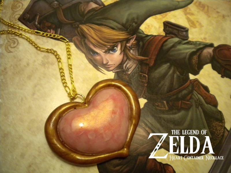 Twilight Princess Herz Container Halskette - Legende Von Zelda Nintendo Twilight Princess Herz Container Halskette - Legende Von Zelda Nintendo von ElvenStarClayworks