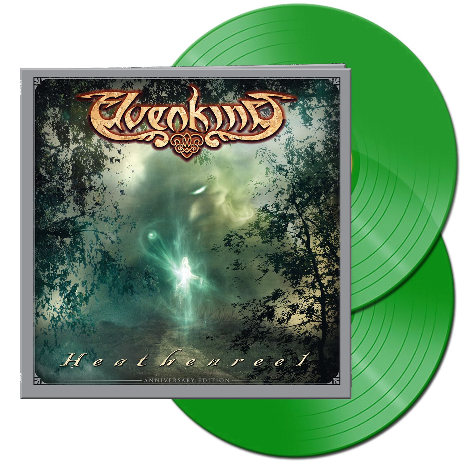 Elvenking Heathenreel - Anniversary Edition LP grün von Elvenking