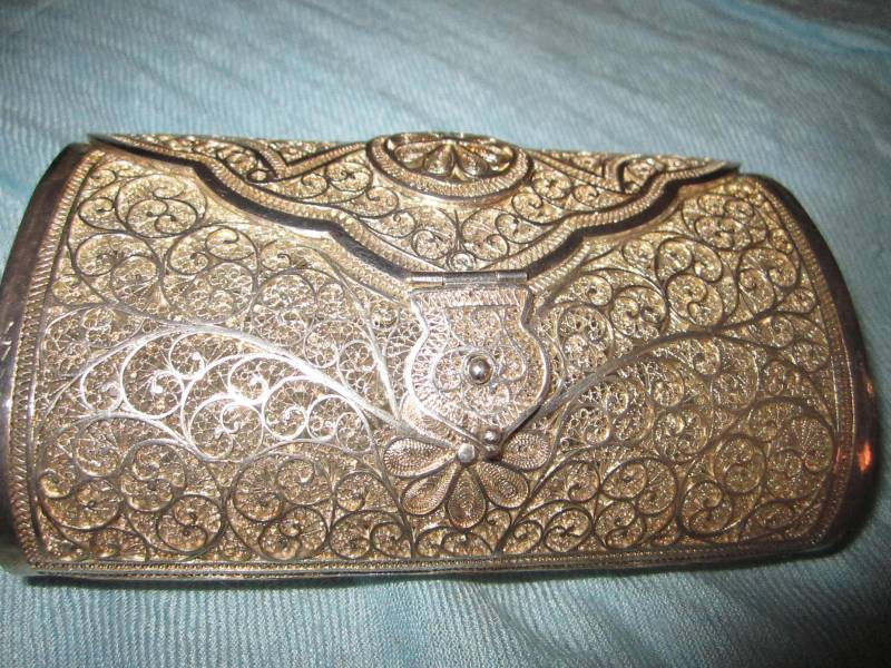 Einzigartige Reinem Sterling Silber 925 Handarbeit Kupplung Geldbeutel Einzigartige Reinem Sterling Silber 925 Handarbeit Kupplung Geldbeutel von Elviradi