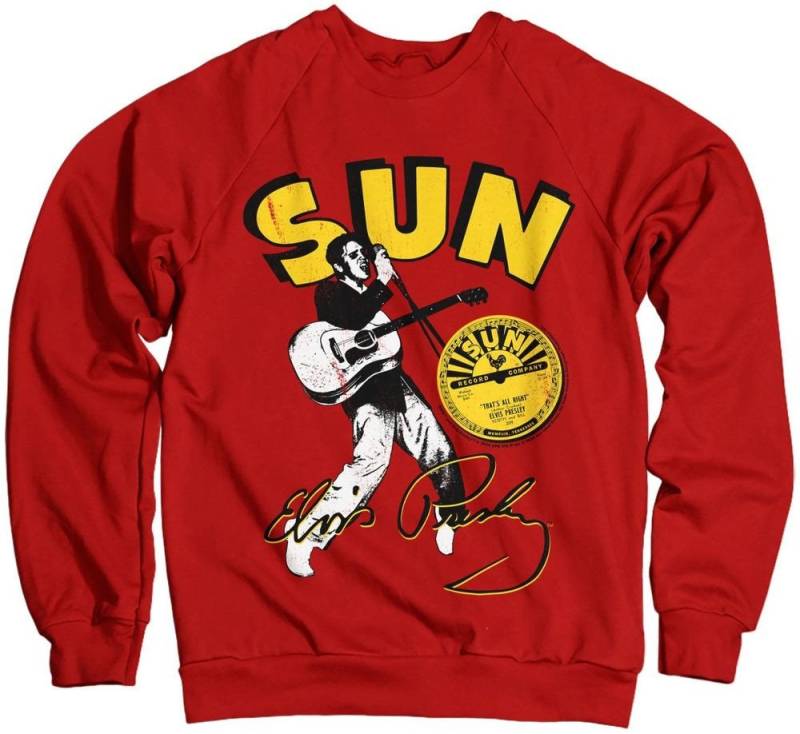 Elvis Presley Signature Product Rundhalspullover Sun Records Sweatshirt von Elvis Presley Signature Product