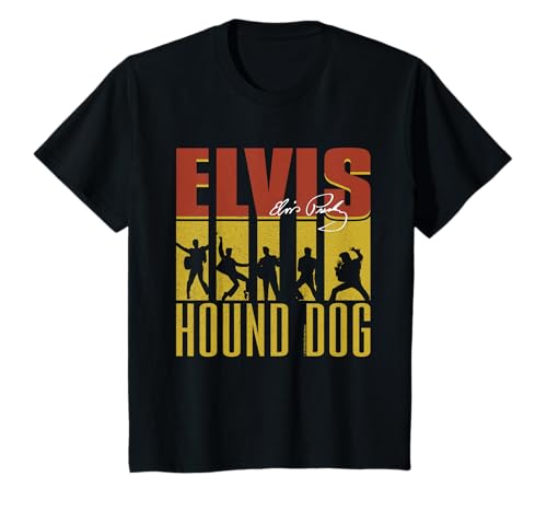Kinder Elvisly Yours Elvis Presley Hunde-Silhouetten für Kinder T-Shirt Kinder Elvisly Yours Elvis Presley Hunde-Silhouetten für Kinder T-Shirt von Elvisly Yours