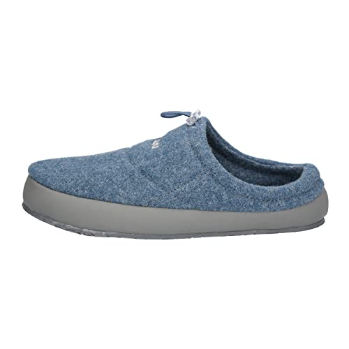 Elwin Shoes Damen Merlin Slipper, Blue/Grey, 41 EU von Elwin Shoes