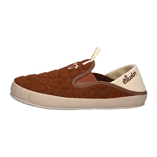 Elwin Shoes Damen Merlin Slipper, Dark red/Offwhite, 40 EU Elwin Shoes Damen Merlin Slipper, Dark red/Offwhite, 40 EU von Elwin Shoes