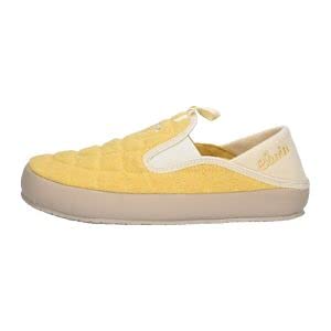 Elwin Shoes Damen Merlin Slipper, Yellow/Offwhite, 38 EU von Elwin Shoes