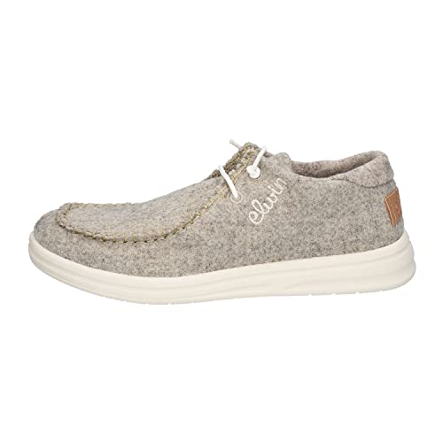 Elwin Shoes Damen NEA Sneaker, beige/Light Brown, 38 EU von Elwin Shoes