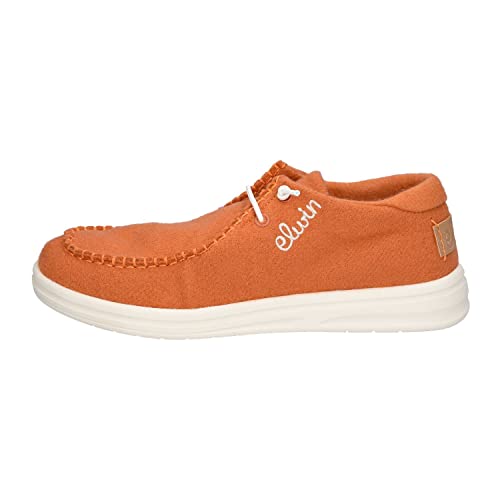 Elwin Shoes Damen NEA Sneaker, orange/Light Brown, 36 EU von Elwin Shoes