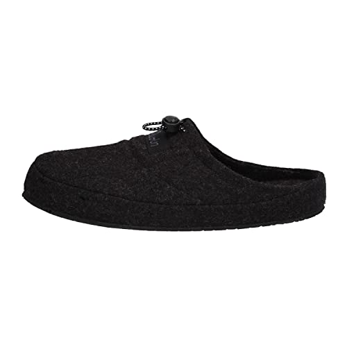 Elwin Shoes Herren Merlin Slipper, Black, 42 EU von Elwin Shoes