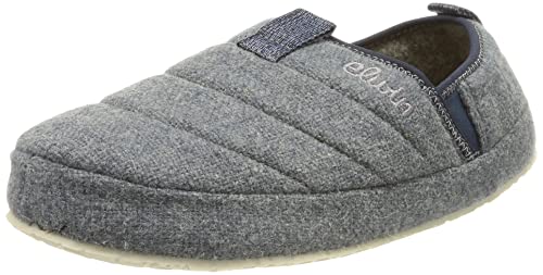 Elwin Shoes Herren Merlin Slipper, Blue, 43 EU von Elwin Shoes