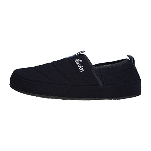 Elwin Shoes Herren Merlin Slipper, Dark Blue, 40 EU von Elwin Shoes