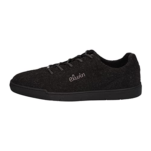 Elwin Shoes Herren Sense Sneaker, Black, 43 EU von Elwin Shoes