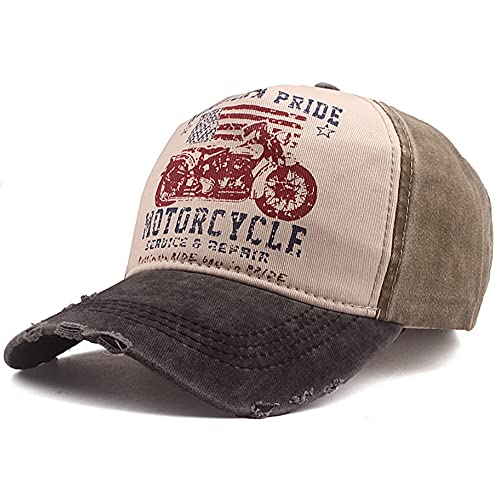 Elwow Herren Distressed Baseball Cap Retro Trucker Hut Outdoor Sports Sonnenhut, Farbe 4, One size Elwow Herren Distressed Baseball Cap Retro Trucker Hut Outdoor Sports Sonnenhut, Farbe 4, One size von Elwow