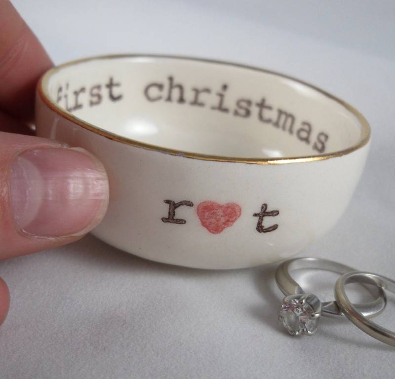 Erste Vater Tag Handgemachte Keramik Ringschale Personalisierte Ringhalter Geschenk Für Frau Freundin Freund Ihn von ElyciaCamille