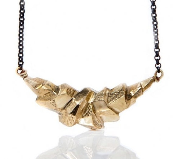 Skulpturale Chrysalis Cocoon Halskette Skulpturale Chrysalis Cocoon Halskette von ElyseGarlingJewelry