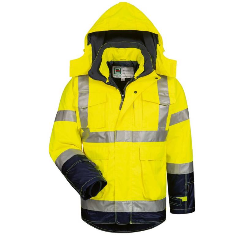 Elysee 3-in-1-Funktionsparka Warnschutzjacke Winterjacke Parka Benjamin wind und wasserdicht Atmungsaktivität: 5.000 g/m²/24 h Wassersäule: 10.000 mm von Elysee