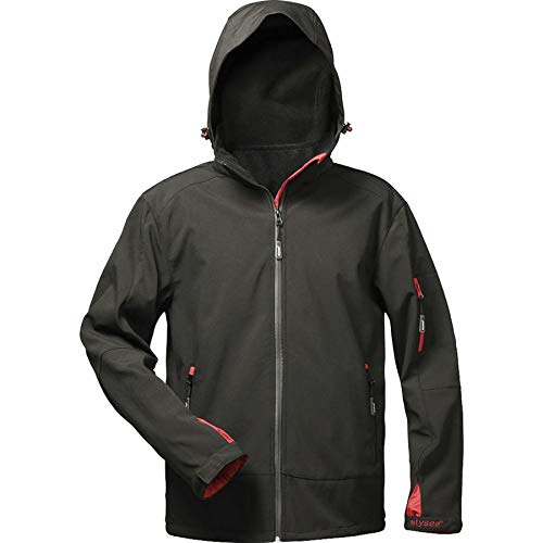 Elysee Softshell-Jacke Zeta mit Kapuze - 19980 - schwarz - Größe: XL von Elysee