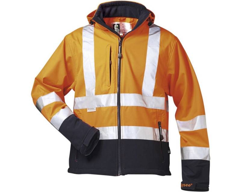 Elysee Softshelljacke BILL in Signalfarbe, gefüttert von Elysee