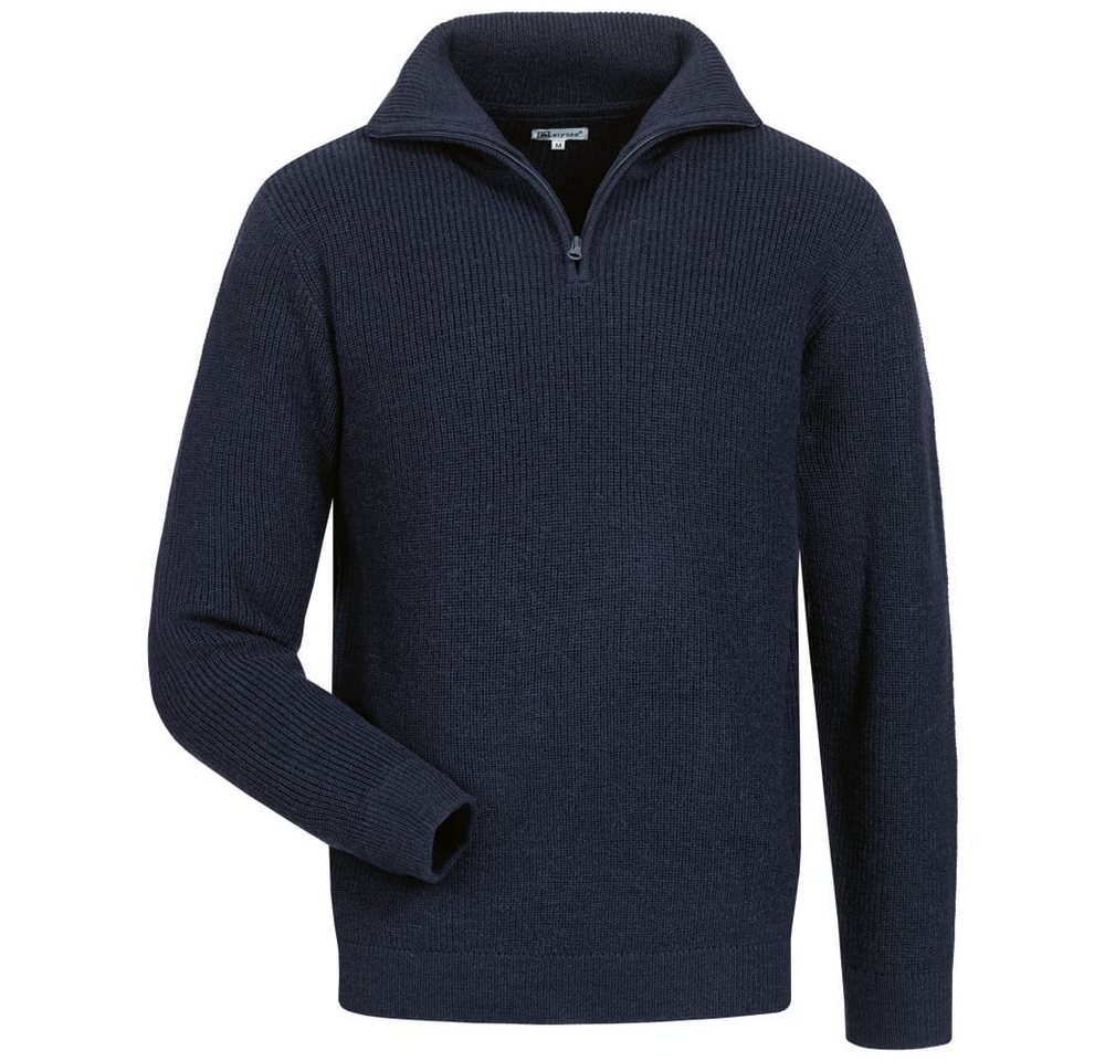Elysee Troyer Hamburger Troyer marine Strickpullover mit Wolle warmer Winterpullover Arbeitspullover von Elysee