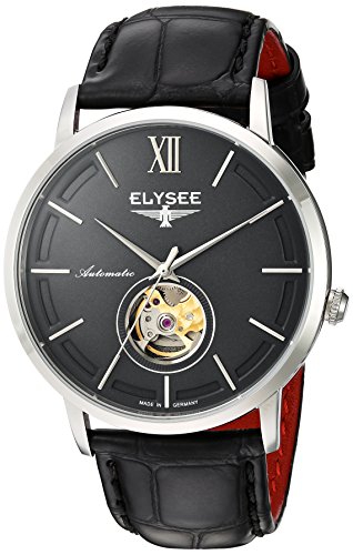 Elysee Unisex Erwachsene Analog Automatik Uhr mit Leder Armband 77010G Elysee Unisex Erwachsene Analog Automatik Uhr mit Leder Armband 77010G von Elysee