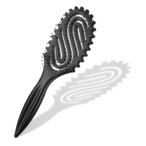 Haarbürste, Curly Hair Brush Detangling Brush lockenbürste Suitable for Curls & Long Hair, Haarbürste Ohne Ziepen Wet brush without Pulling, lockenkamm naturlocken for Women Haarbürste, Curly Hair Brush Detangling Brush lockenbürste Suitable for Curls & Long Hair, Haarbürste Ohne Ziepen Wet brush without Pulling, lockenkamm naturlocken for Women von Elysiana