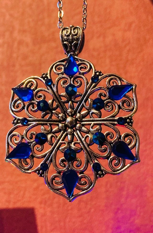 Rosa Mystica, Die Mystic Rose, Rose Aufhänger, Engel Kette, Cadeau Voor Haar, Moeder, Talisman, Gratis Verzending von Elysiumpendants