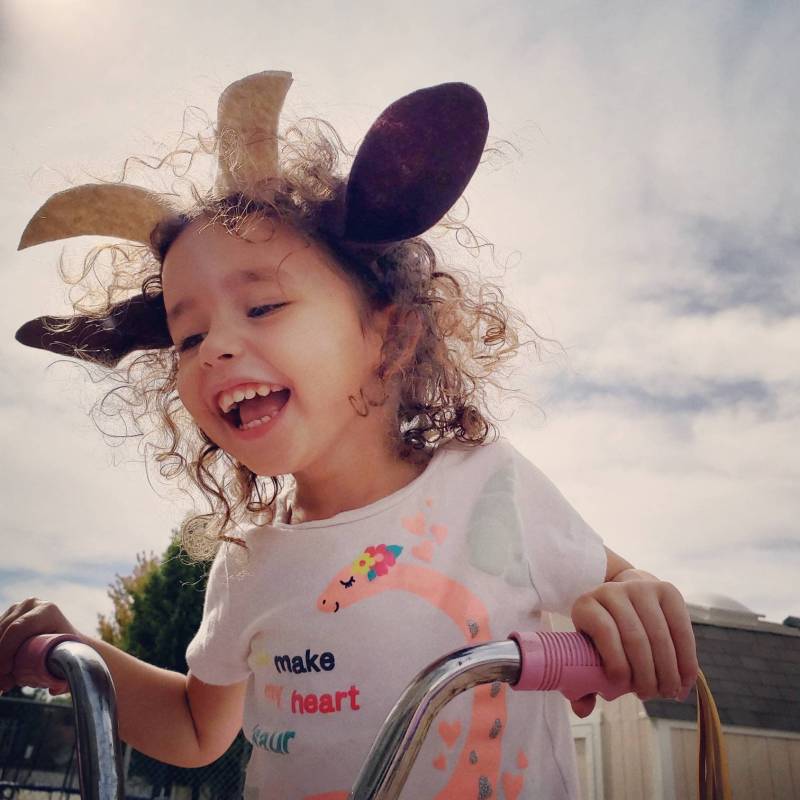 Ziege Ohren Stirnband, Frauen, Kinder, Männer, Halloween Kostüm, Einfache Halloween, Braunhirsch von EmIsCrafty