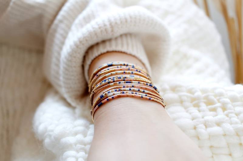 Sie Glaubte, Sie Könnte, Also Tat Armband | Morse-Code Frauenpower Freundschafts Set Aus 3 Armbändern von EmMaLoveCo