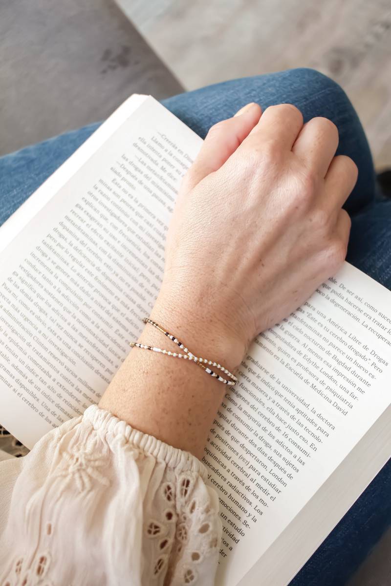 T E A C H R Morse-Code Armband | Lehrer Morse Code Schmuck Stapelbare Armbänder Morsezeichen von EmMaLoveCo