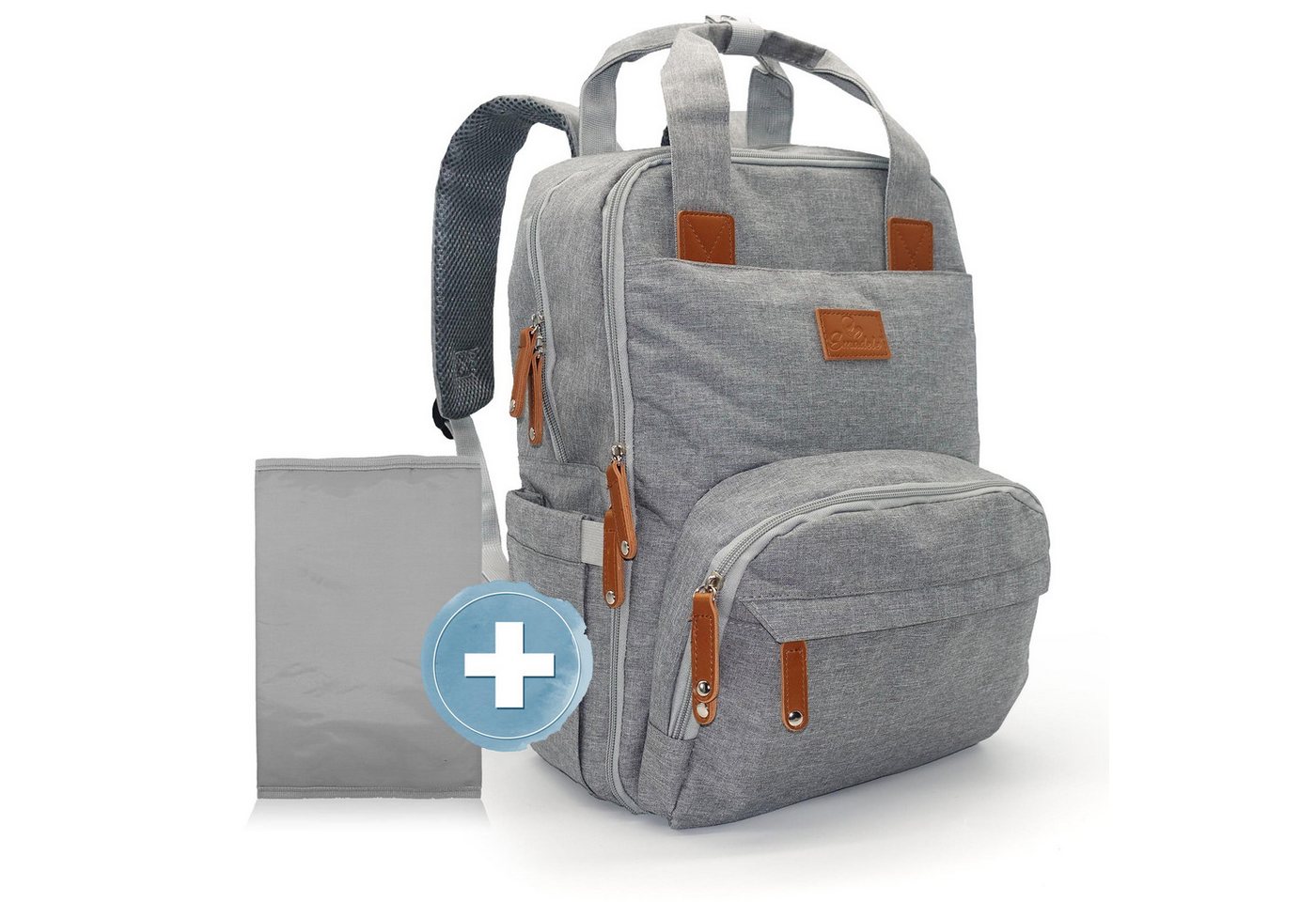 Emadele Wickelrucksack lässig, elegant und schlicht. Wickeltasche mit Wickelunterlage Emadele Wickelrucksack lässig, elegant und schlicht. Wickeltasche mit Wickelunterlage von Emadele
