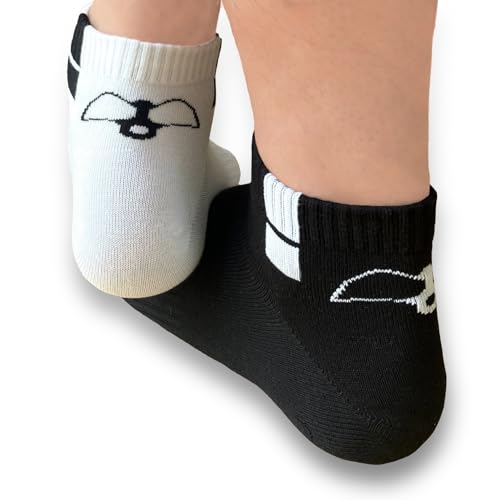 Emainer Golf Sport Socken, 1 Paar Sneaker (sw), unisex + Sockenklammer von Emainer