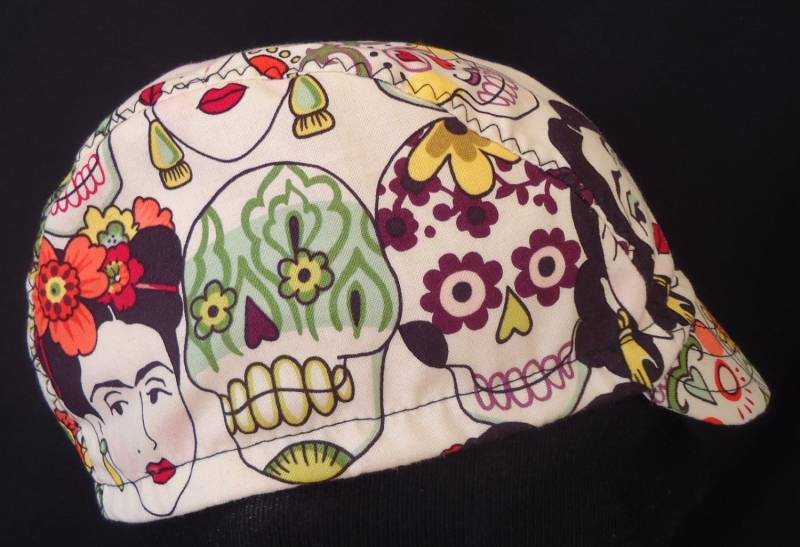 Radlermütze Baumwolle Print Dia De Muertod Größe L M Radlermütze Baumwolle Print Dia De Muertod Größe L M von Emanuelcapbicy
